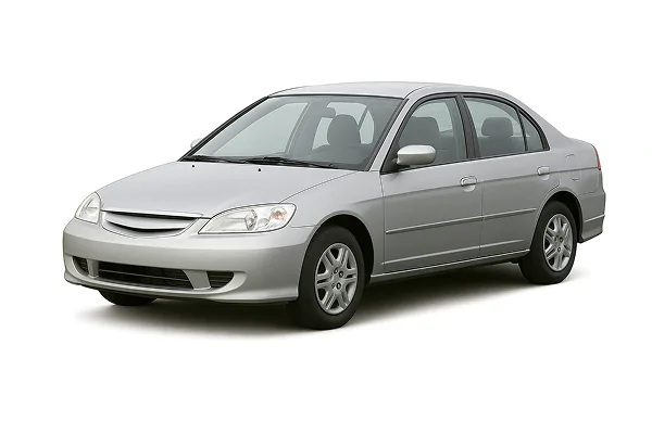 Оригинальное заднее стекло на Honda Civic VII restyling