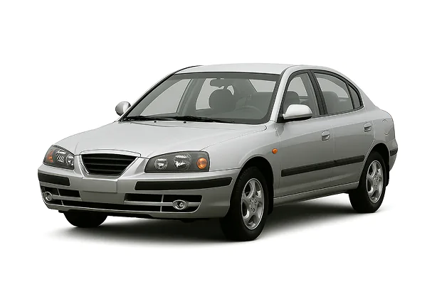 Оригинальное лобовое стекло на Hyundai Elantra III