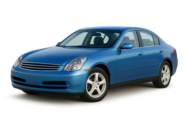 Оригинальное боковое стекло на Infiniti G35 III