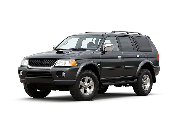 Оригинальное лобовое стекло на Mitsubishi Pajero Sport I restyling